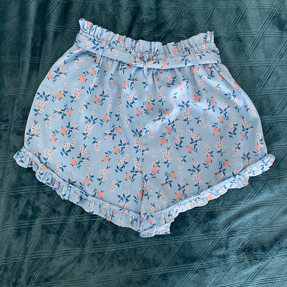 For Love and Lemons Skivvies Belted Tie Shorts - Picture 3 of 6